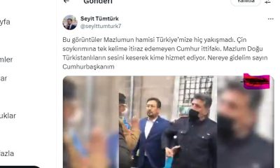 Seyit Tümtürk, Kanunları uygulayarak Görevlerini yapan Polislerimizi eleştirdi.