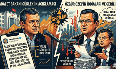 Adalet Bakanı Gürlek’ten Özgür Özel’e Sert Yanıt: “Hayal Ürünü İddialarla Algı Operasyonu Yapılıyor!”