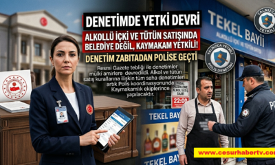 Alkol ve tütün mamulleri satışındaki denetim Zabıtadan Polise geçti.