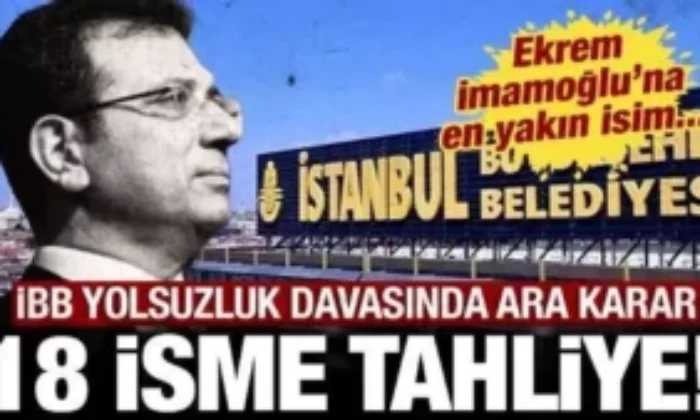İmamoğlu Suç Örgütü davasında 18 sanık tahliye oldu.