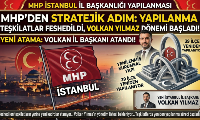 MHP İstanbul Teşkilatı Feshedildi: Yeni İl Başkanı Volkan Yılmaz Oldu
