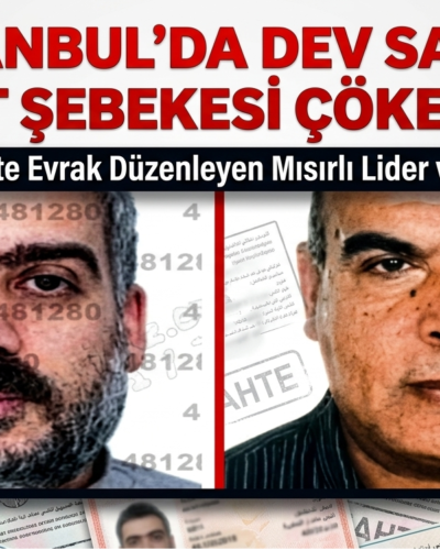 İSTANBUL’DA MİLYON DOLARLIK SAHTE İKAMET ÇETESİ ÇÖKERTİLDİ!